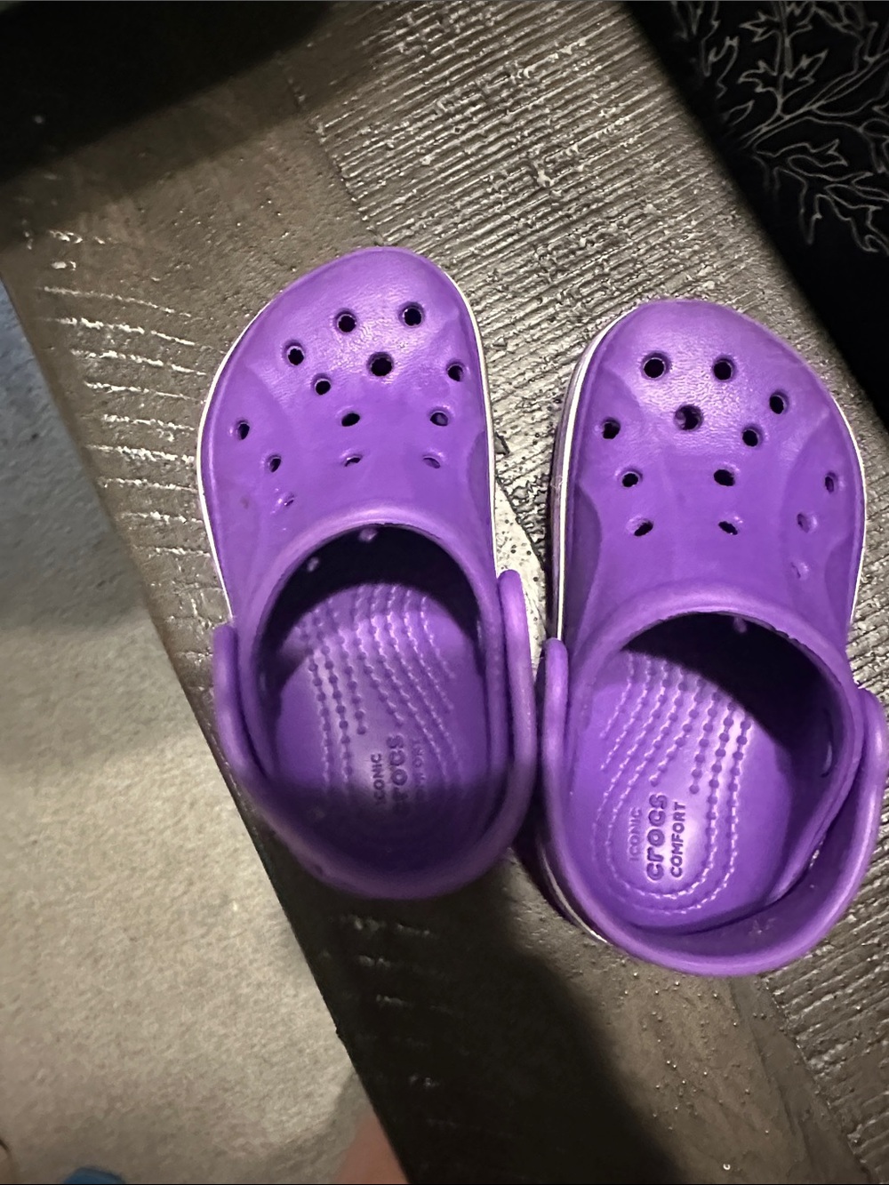 CROCS Kids' Lightweight Clog in Bright Purple